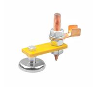 Tête à aimant unique, support de soudage, outils de serrage au sol, acier à haute teneur en carbone, accessoires de soudeur à queue en cuivre, tête magnétique pour travail du métal