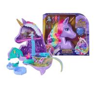 Unicorn Academy - L'Ecole des Licornes - Playset Wildstar Tête À Coiffer | Jouet 2 En 1 - Tête À Coiffer Transformable En Décor De Jeu Île Des Licornes - 2 Mini-Figurines Et 15 Accessoires - Dès 4 Ans