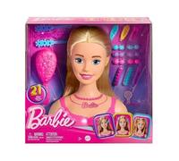 Tête à coiffer - BARBIE - Barbie - Chevelure blonde - Accessoires de coiffure - Jouet enfant