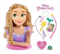 Tête à Coiffer Deluxe Raiponce Disney Princesses - Accessoires Inclus - Pour Enfant de 3 Ans et Plus - Violet