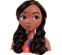 Tête à coiffer - DISNEY PRINCESSES - Tête à Coiffer Vaiana Standard - 20 cm, brosse, peigne, 4 élastiques, à partir de 3 ans