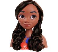 Tête à coiffer - DISNEY PRINCESSES - Tête à Coiffer Vaiana Standard - 20 cm, brosse, peigne, 4 élastiques, à partir de 3 ans