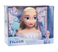 Tête à coiffer - REINE DES NEIGES - Tête à Coiffer Elsa Deluxe - Extensions, accessoires coiffure et color reveal, à partir de 3 ans