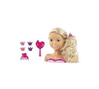 Tete a coiffer et maquiller Blonde 21 cm Ma Belle Princesse + 3 accessoires Ultra chevelure - Cheveux longs - Set poupee avec carte