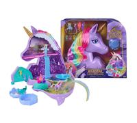 Unicorn Academy - L'Ecole des Licornes - Playset Wildstar Tête À Coiffer | Jouet 2 En 1 - Tête À Coiffer Transformable En Décor De Jeu Île Des Licornes - 2 Mini-Figurines Et 15 Accessoires - Dès 4 Ans