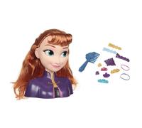 Tête à coiffer Princesse Anna - La Reine des Neiges II - Disney Frozen - Accessoires inclus - 20 cm