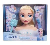 Tete A Coiffer - Reine Des Neiges - Tete A Coiffer Elsa Deluxe - Extensions, Accessoires Coiffure Et Color Reveal, A Partir De 3 Ans Multicolore