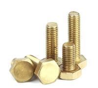 tête à six côtés, Vis en laiton à tête hexagonale externe M5-M16 plusieurs tailles 2 pièces(M10x35mm)