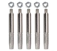 Tête Abrasive Émeri 4/5/6mm Dureté Élevée(5PCS 6mm) | Émeri plaqué haute dureté, pour usure réduite, longévité exceptionnelle, pour scies à pour chaîne électriques