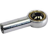 Tête articulée avec filetage intérieur Modelcraft 11478 M4 aluminium 4 pc(s)