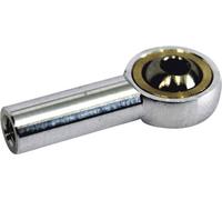 Tête articulée avec filetage intérieur Modelcraft 11478 M4 aluminium 4 pc(s)