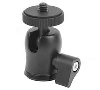 Tête Balle en Alliage d'Aluminium, Petite Taille 1/4 Pouce, Compatible Trépied Appareil Photo - Rotation 360 Degrés, Ajustement 90 Degrés, Durable et Robuste