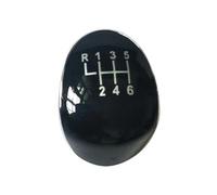 Tête Bouton Levier Voiture Pour Ford Pour Focus Pour Transit Pour Connect Pour Kuga Pour C-Max FL Pour B-Max Pour S-Max - Couvercle Pommeau Levier Vitesse 5/6 Vitesses(6 Speed Black)