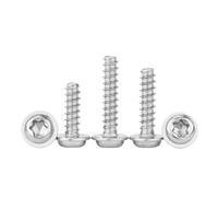 Tête Cylindrique En Acier Inoxydable 100, M2 M3 M4 M5 PWB 304, Avec Coussin, Vis Autotaraudeuse Antivol, 10 À Pièces(M4x10mm(50pcs))