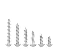 Tête Cylindrique Phillips En Acier Inoxydable 304, Avec Rondelle, Vis Autotaraudeuses M1.4 M1.7 M2 M2.3 M2.6 M3 M3.5 M4 M5(M1.4x3(50pcs))
