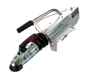 Tête d’attelage freinée AL-KO 161S - Frein à inertie 1600 kg - pour remorque MMA 950-1600 kg - Timon en V - tête AK160