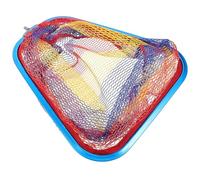 Tête D’épuisette en Alliage D’aluminium, Filet Profond Triangulaire | Maille Large Colorée, Manipulation Douce, pour Pêche en Bateau Bord, Débutants ou Experts