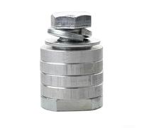 Tête d'adaptateur pour meuleuse d'angle à machine à rainurer pour meuleuses à disques de 100 mm et 125 mm avec filetage M10 et broche (type 125)