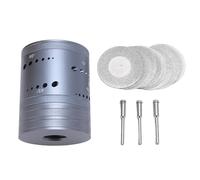 Tête d'affûteuse d'électrode en tungstène, Outil de meulage en Acier avec Fentes coupées pour Un soudage TIG précis des Bijoux et Un Usage Professionnel Durable 5,7 x 7,2 cm