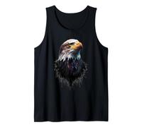 Tête d'aigle de mer avec forêt, arbres comme motif, liberté Débardeur
