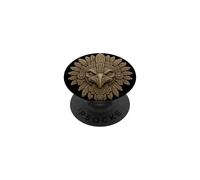 Tête d'aigle Maya Gardien en Pierre Antique Art Relique PopSockets PopGrip Adhésif