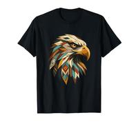 Tête d'aigle Tribal bohème géométrique Esprit sud-Ouest T-Shirt