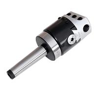 Tête d'alésage 50 mm en acier 40 Cr avec tige MT2 pour fraisage et perçage 10-125 mm llen incluse, compatible fraiseuse et usinage bois métal aluminium en atelier établi