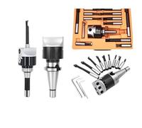 Tête d'alésage F1, tour MT2 MT3 MT4 C20 C25 BT30 BT40 NT30 NT40 R8 2 pouces, alésage rugueux F1 50mm 75mm 100mm 1 pièce(NT30-F1-12(3 piece))