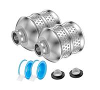 Tête D'arrosage à Bulles en Aluminium avec Diffuseur, Buse D'arrosage Goutte à Goutte et Pratique, 2 Ensembles