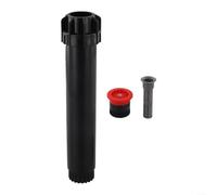 Tête d'arrosage de jardin avec jet réglable à 360 degrés et performance d'arrosage efficace, conçue pour les matériaux en plastique durable et en acier inoxydable (gris)