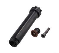 Tête d'arrosage réglable pour arroseur haut, buse d'irrigation de jardin à 360 degrés avec noyau en acier inoxydable, pulvérisation haute pression pour système d'arrosage enterré dispersé (marron)