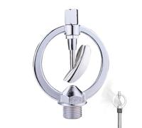 Tête d'Arroseur - Pièce De Rechange en De Zinc Haute Résistance,Tête de Rotation 360 Degrés pour Arroseur de Jardin avec Buse,pour Soin des et Irrigation des Légumes et du