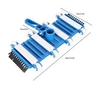 Tête d'aspirateur de piscine avec brosses, ventouse multifonctionnelle à forte aspiration de 14 pouces