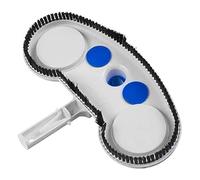 Tête d'aspirateur de piscine manuelle | Brosse d'aspirateur flexible professionnelle pour nettoyage du sol de piscine | Design lesté en poils de polypropylène, convient aux tuyaux de 3,25/3,8 cm, pour