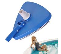 Tête d'aspirateur de piscine - Nettoyage des coins latéraux du fond de piscine | Brosse triangulaire manuelle | Piscine Brussh pour un retrait efficace des débris, un nettoyage des algues et un