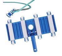 Tête d'aspirateur de Piscine, Outil d'entretien de Source Chaude, 905 g, Nettoyeur d'eau Flexible avec Roues, tête Facile à Utiliser pour la Maison et l'extérieur, idéal pour Un Nettoyage