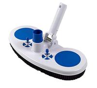 Tête d'aspirateur de Piscine rectangulaire, aspirateur de Piscine Manuel avec Poils latéraux, aspirateur de Piscine pour piscines creusées et Hors Sol, sans Poteau ni Tuyau, équipement de Nettoyage