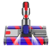 Tête D'aspirateur De Rechange Compatible Avec Les Moteurs Dyson V7, V8, V10, V11 Et V15, Tête De Nettoyage À Rouleau Souple Et Brosse À Double Rouleau.
