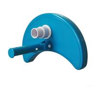 Tête d'aspiration demi-lune pour piscine, outil efficace pour enlever les débris avec large chemin de nettoyage, compatible avec les tuyaux standard de 10,2 cm et -/5,1 cm, design en plastique