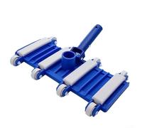 Tête d'aspiration pour piscine de 35,6 cm avec brosses latérales et point de pivot flexible adaptée pour les piscines en béton et les routines de nettoyage des sols de spa