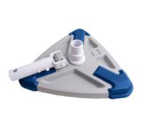 Tête d'aspiration triangulaire pour piscine professionnelle avec poils doux denses et tête triangulaire pour piscine creusée