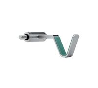 Tête d'assistance pour canne à pêche en mélange d'aluminium avec filetage de 8 mm - Pliable - Plan dense gauche et droit modifiable pour extérieur