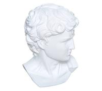 Atmosphera Statuette déco « Tête César » 25 cm Blanc G
