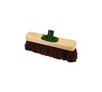 Jantex cd798 Tête Balai en bois, rigide, Bassine, 30,5 cm Brosse pour aspirateur balai