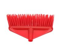 Tête de Balai Domestique en Plastique, Brosse Dense à Poils Flexibles | Remplacement pour Tête Usée, Rangement Compact, Ramasse Miettes et Déchets, la Cuisine, Escaliers, Foyers