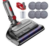 Tête de balai électrique, réservoir d'eau amovible, compatible avec V7, V8, V10, V11, V15, Gris clair
