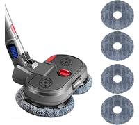 Tête de balai électrique Tête de nettoyage pour aspirateur Dyson Wireless Stick V7 V8 V10 V11 (gris)