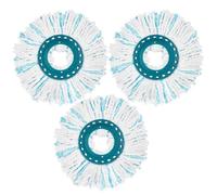 Tête de balai microfibre - Leifheit - 3 pièces - Compatible Leifheit Clean Twist - Microfibre haute densité - Absorbant
