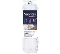 Tête de balai plat lavant et dépoussiérant - SPONTEX EXPERT - Rotative à 360°