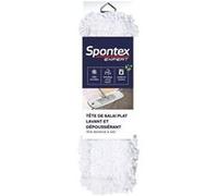 Tête de balai plate EXPERT rotative 360° lavage dépoussiérage Gris